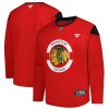 Chicago Blackhawks Hockeydrakt Custom Fanatics Team Practice 2024-25 Rød - Herre